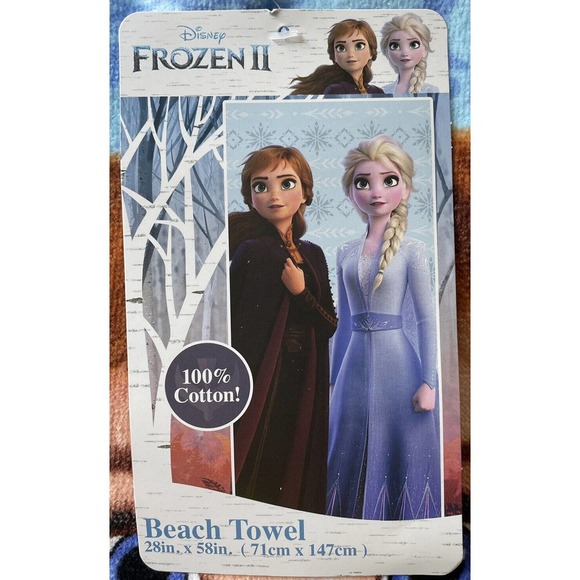FROZEN II Beach Towel Summer Pool 28 x 58 NWT - Picture 3 of 4